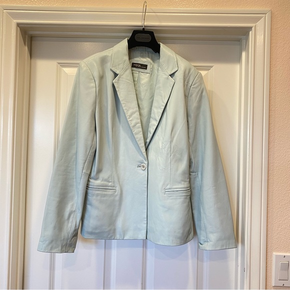 NWOT Valerie by Valerie Stevens Leather Blazer - Picture 12 of 16